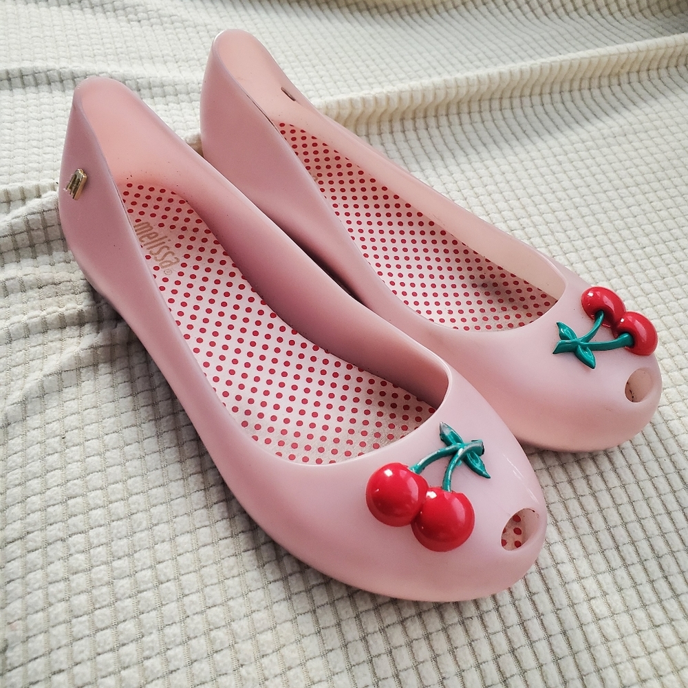 Melissa cherry flats girls